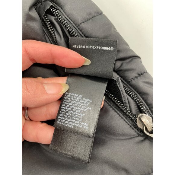 The North Face Mount Chimborazo Reversible Fleece Jacket Boys XXS Black Puffer - Picture 3 of 11